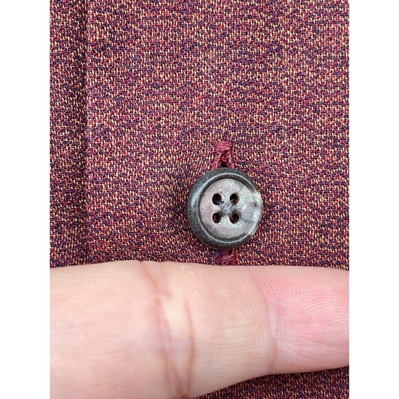 BURBERRYS OF LONDON VINTAGE FRONT BUTTON SHIRT SIZE LARGE - Picture 5 of 10